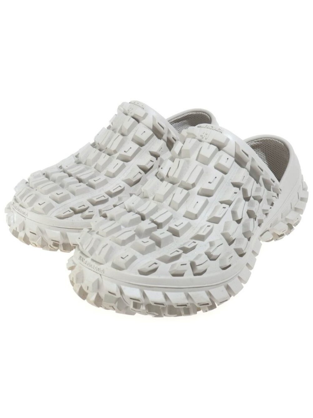 Balenciaga Bouncer Clog Sandals Gray